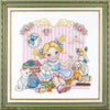 DIY Counted Cross Stitch Kit "Young needlewoman"