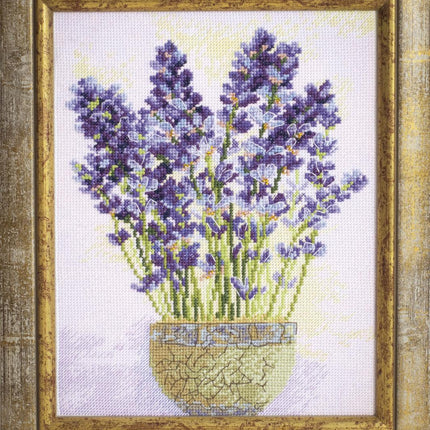 DIY Counted Cross Stitch Kit "Lavender"