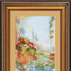 DIY Counted Cross Stitch Kit "Irises on the pond"