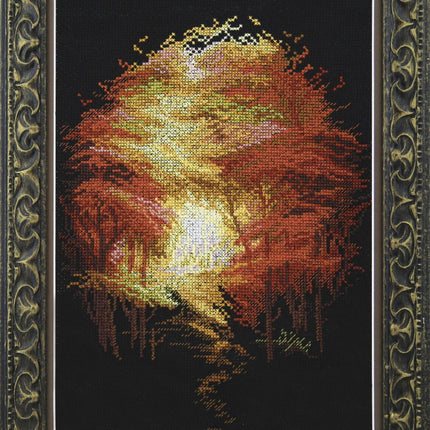 DIY Counted Cross Stitch Kit "Maple grove"