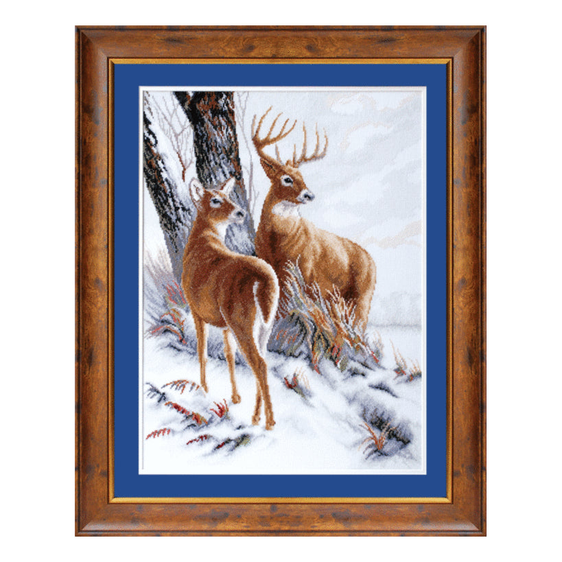 DIY Counted Cross Stitch Kit "Pair of deer"