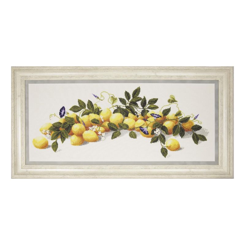 DIY Counted Cross Stitch Kit "Lemons"