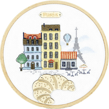 DIY Counted Cross Stitch Kit "Paris"