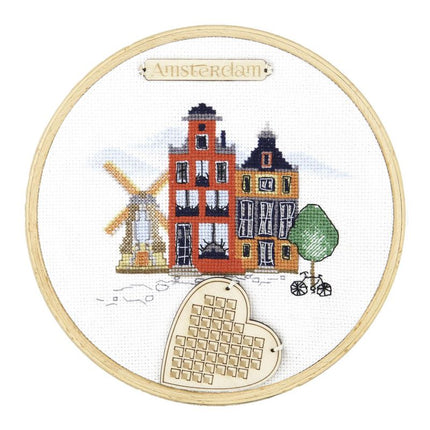 DIY Counted Cross Stitch Kit "Amsterdam"