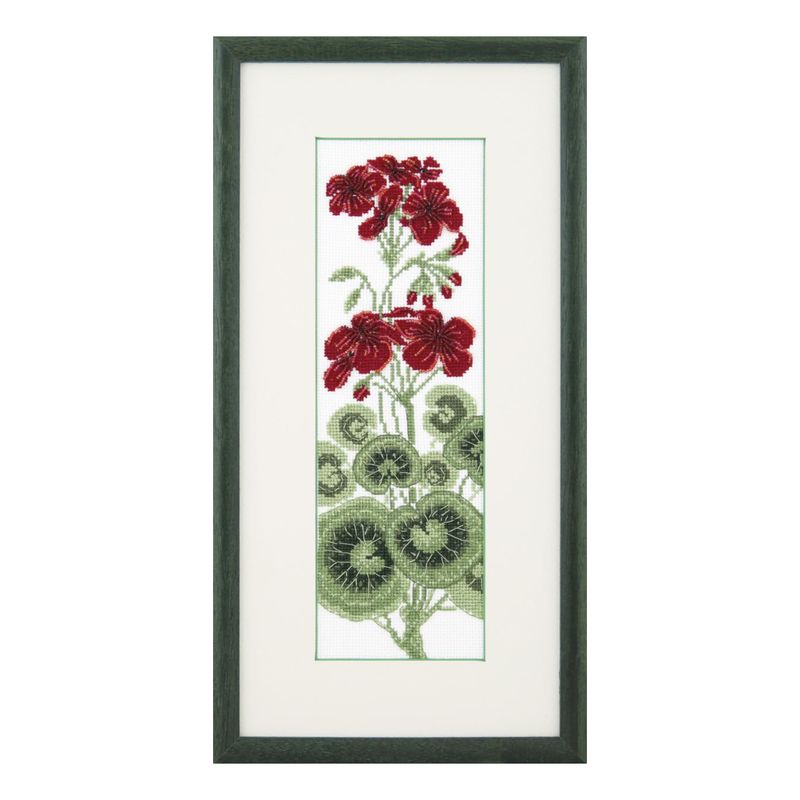 DIY Counted Cross Stitch Kit "Geranium"