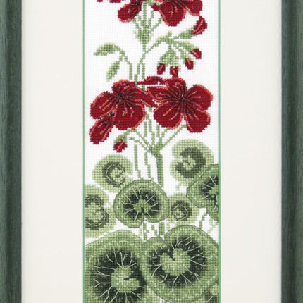 DIY Counted Cross Stitch Kit "Geranium"
