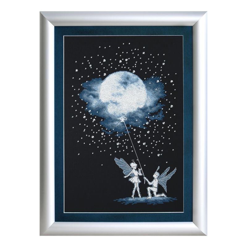 DIY Counted Cross Stitch Kit "Date under the Moon"