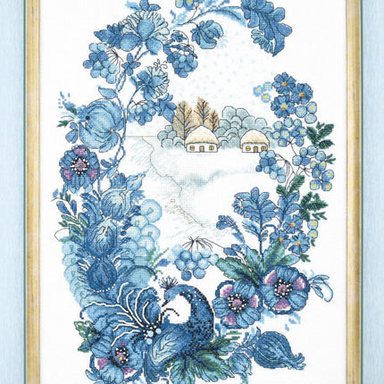 DIY Counted Cross Stitch Kit "Frosty design"