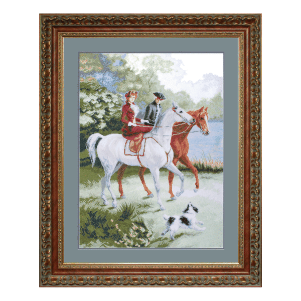 DIY Counted Cross Stitch Kit "A ride"