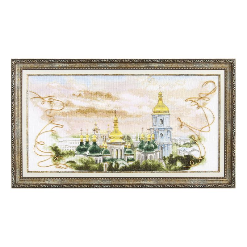 DIY Counted Cross Stitch Kit "Gold domes"