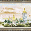 DIY Counted Cross Stitch Kit "Gold domes"