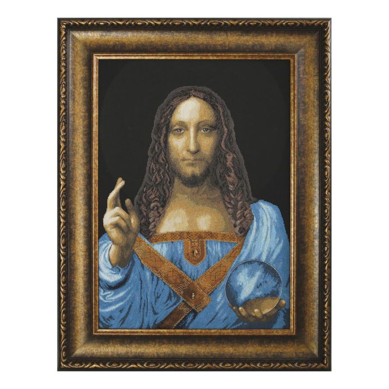 DIY Counted Cross Stitch Kit "Salvator Mundi"