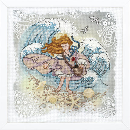 DIY Counted Cross Stitch Kit "Disobedient angel. Noise of ground swell"