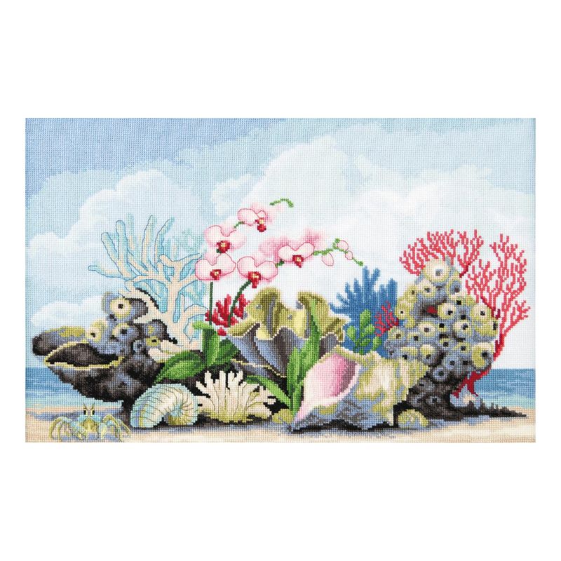 DIY Counted Cross Stitch Kit "Corals"