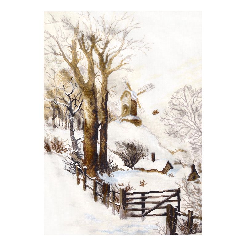 DIY Counted Cross Stitch Kit "Winter sunrise"