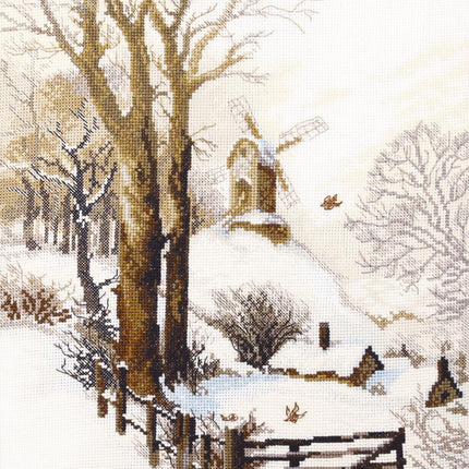 DIY Counted Cross Stitch Kit "Winter sunrise"