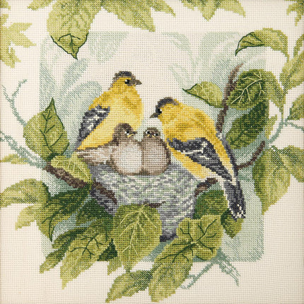 DIY Counted Cross Stitch Kit " Cozy nest"
