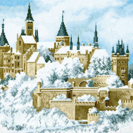 DIY Counted Cross Stitch Kit "Castle in the clouds"