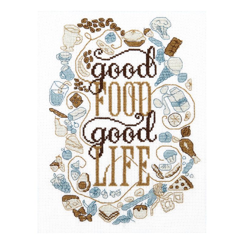 DIY Counted Cross Stitch Kit "Tastes differ"