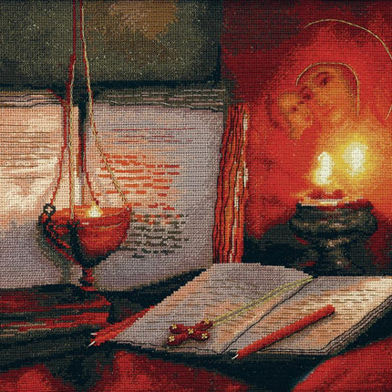 DIY Counted Cross Stitch Kit "Holy writings"
