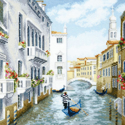 DIY Counted Cross Stitch Kit "Noon in Venice"