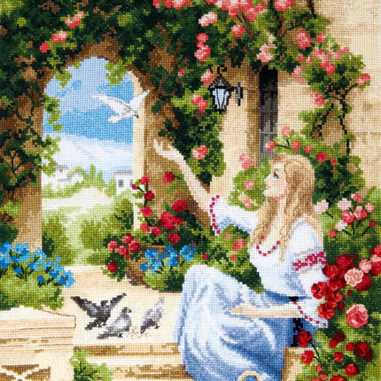 DIY Counted Cross Stitch Kit "Herald of happiness"