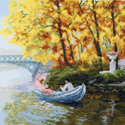 DIY Counted Cross Stitch Kit "Gold autumn"