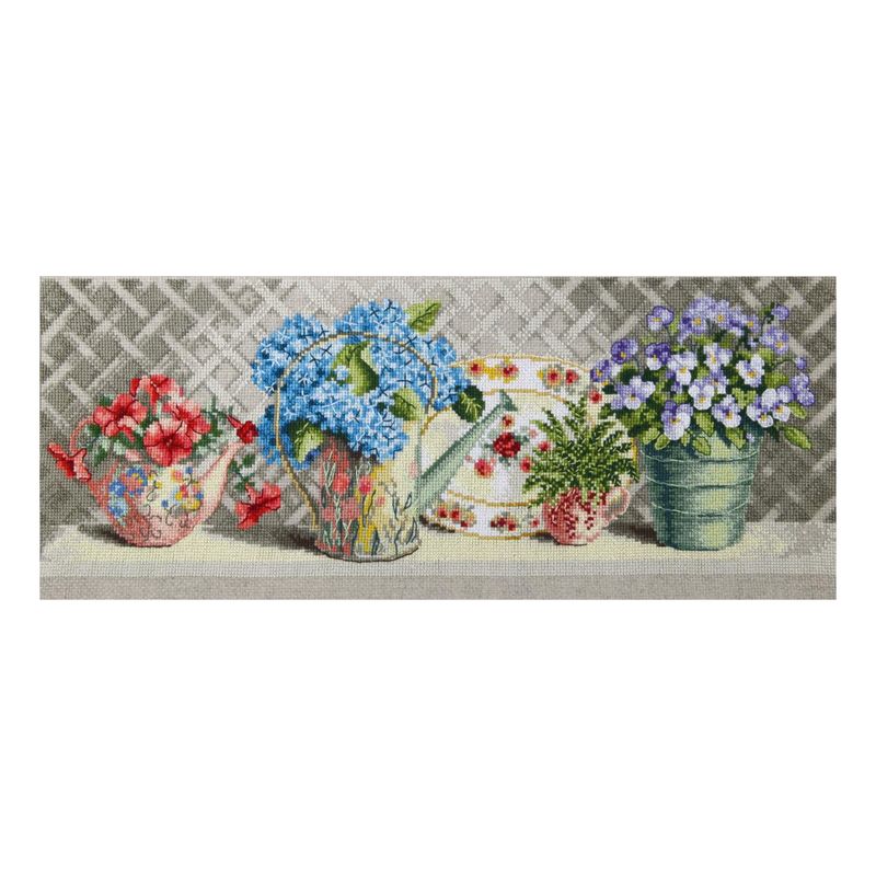 DIY Counted Cross Stitch Kit "The aroma of the summer"