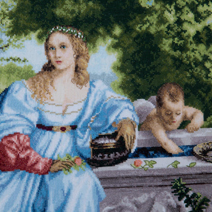 DIY Counted Cross Stitch Kit "Sacred and Profane Love"