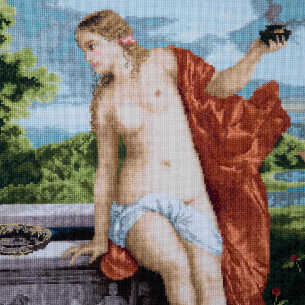 DIY Counted Cross Stitch Kit "Sacred and Profane Love"