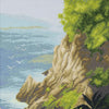 DIY Counted Cross Stitch Kit "Maritime cliff"