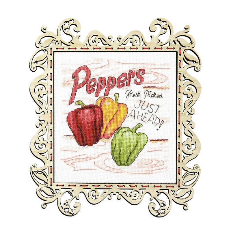 DIY Counted Cross Stitch Kit "Juicy vegetables"