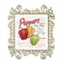 DIY Counted Cross Stitch Kit "Juicy vegetables"