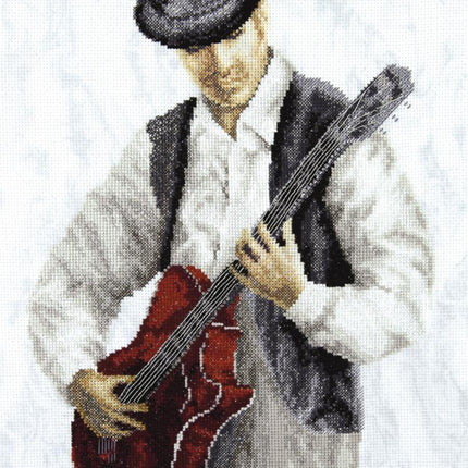 DIY Counted Cross Stitch Kit "Flamenco. The shimmering strings"