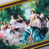 DIY Counted Cross Stitch Kit "Empress Eugenie surrounded by maids of honors"