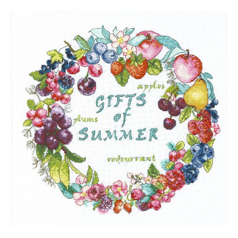 DIY Counted Cross Stitch Kit "Berry fresh"