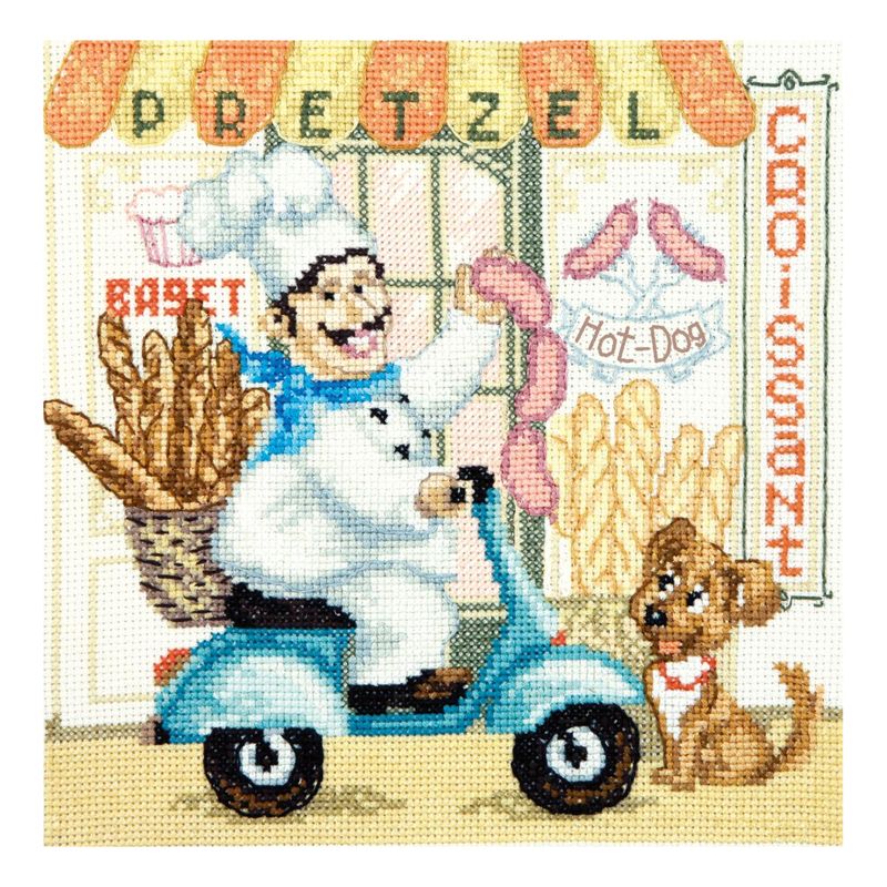 DIY Counted Cross Stitch Kit "Cheerful chef"