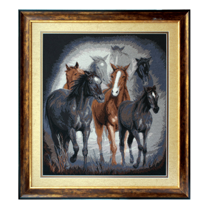 DIY Counted Cross Stitch Kit "In the night fog"