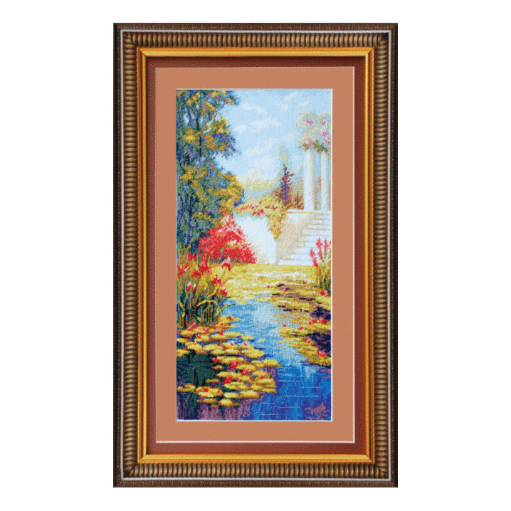 DIY Counted Cross Stitch Kit "Water-lilies"