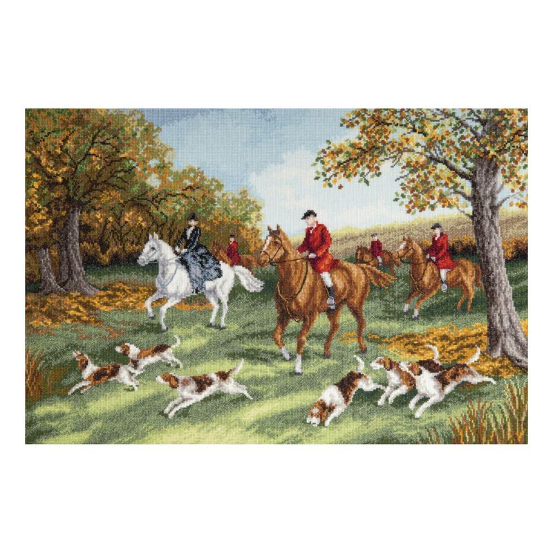 DIY Counted Cross Stitch Kit "Fox hunting"