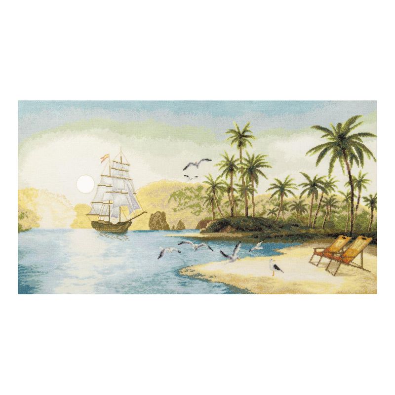 DIY Counted Cross Stitch Kit "Golden shore"