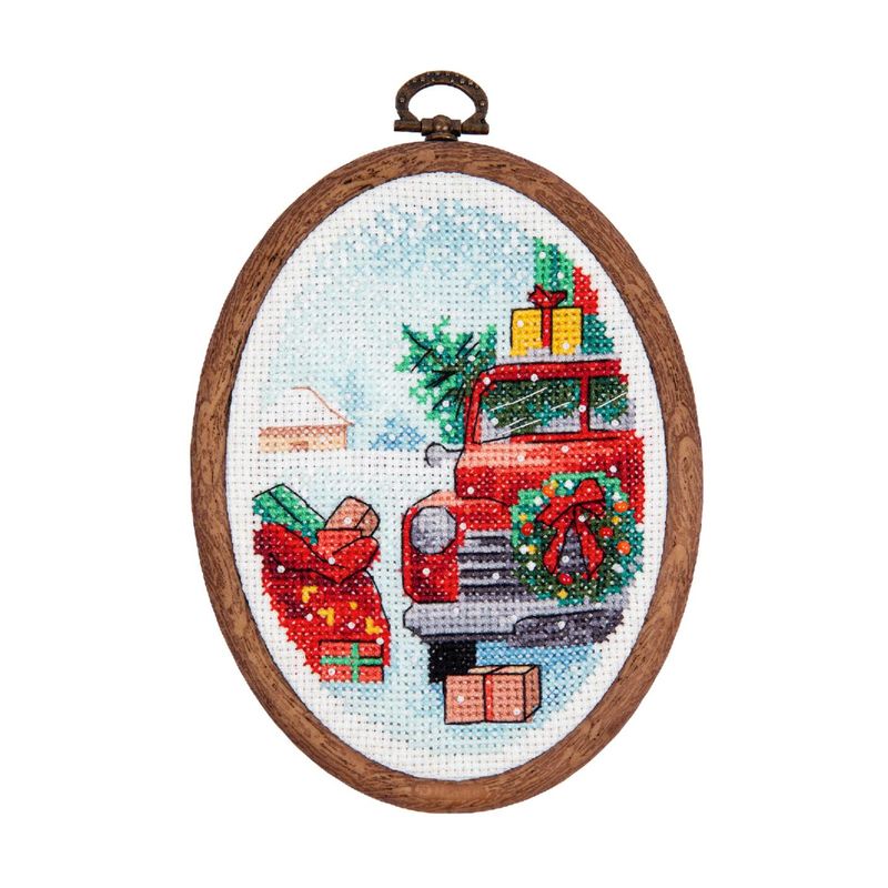 DIY Counted Cross Stitch Kit "Preparing for the Holidays"