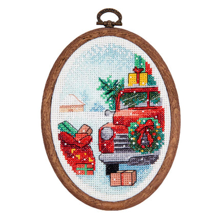 DIY Counted Cross Stitch Kit "Preparing for the Holidays"