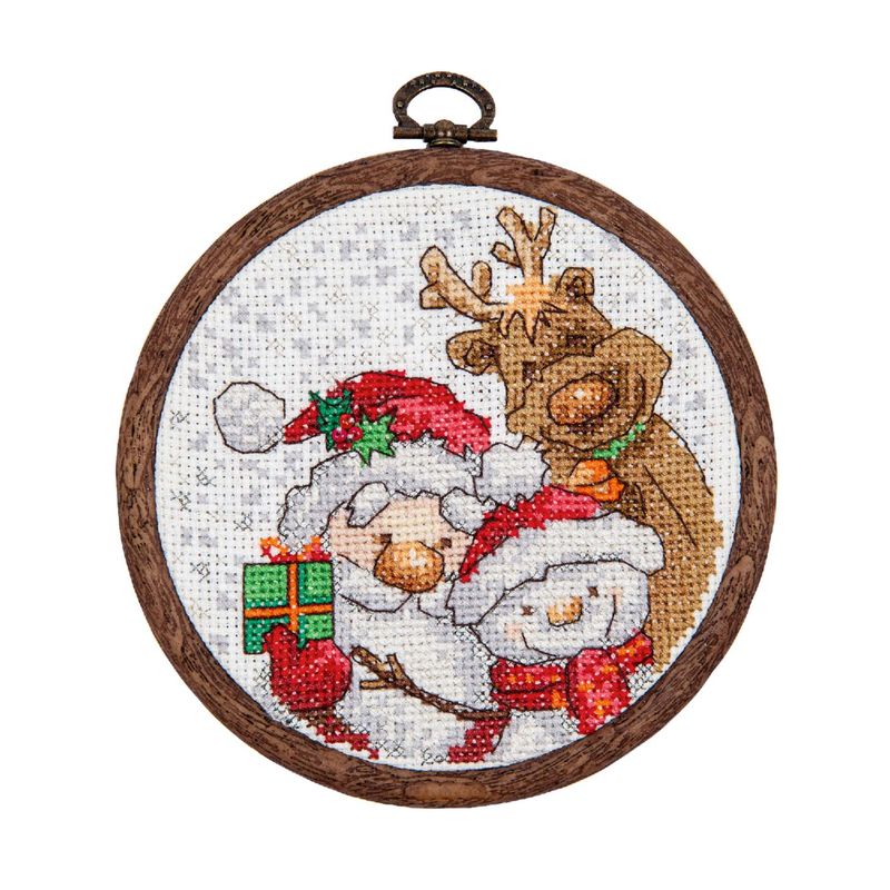 DIY Counted Cross Stitch Kit "New Year Stories"