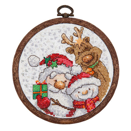 DIY Counted Cross Stitch Kit "New Year Stories"