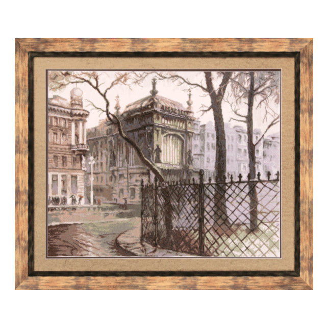 DIY Counted Cross Stitch Kit "Petersburg court yard"