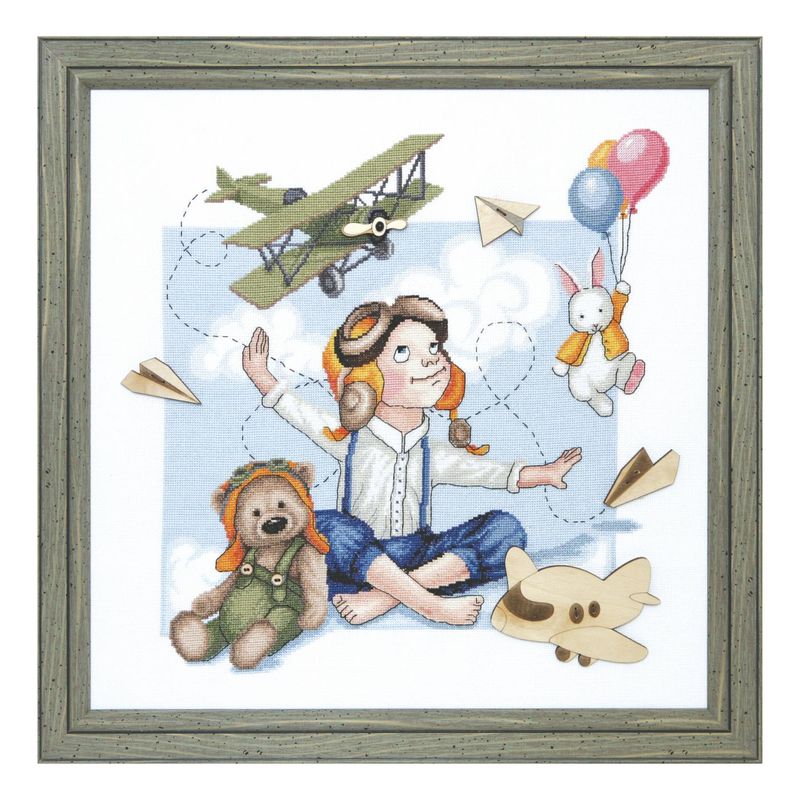 DIY Counted Cross Stitch Kit "Young flyer"