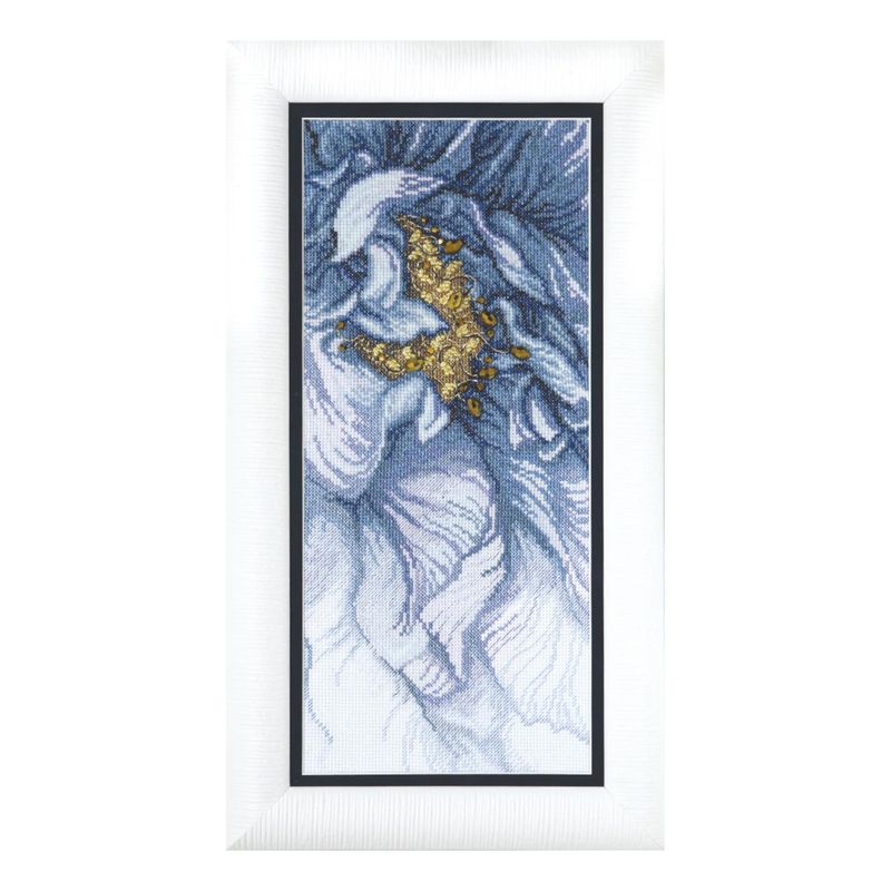 DIY Counted Cross Stitch Kit "Blue mood"