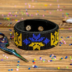 Bead embroidery kit on artificial leather FLBB-001