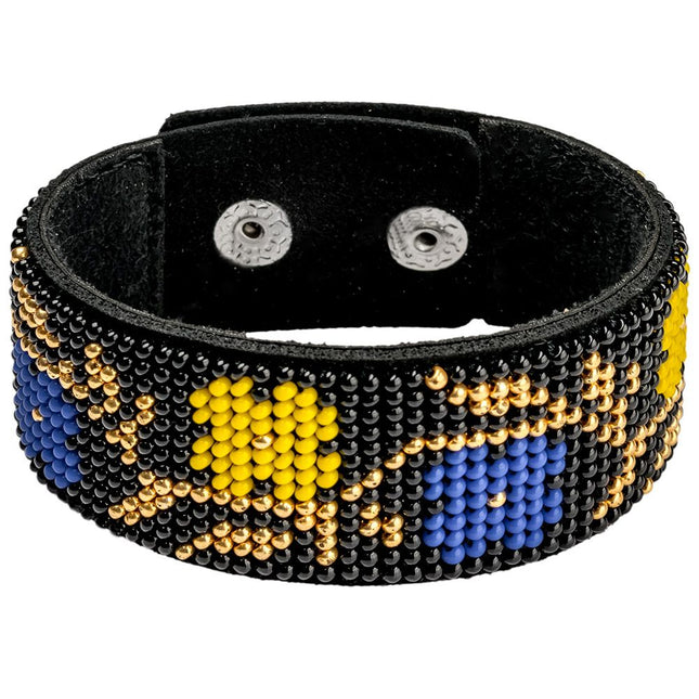 Bead embroidery kit on artificial leather FLBB-005